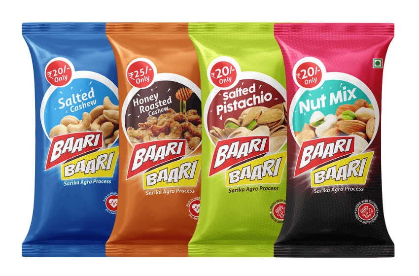 Pouch Design for Baari Baari Nuts