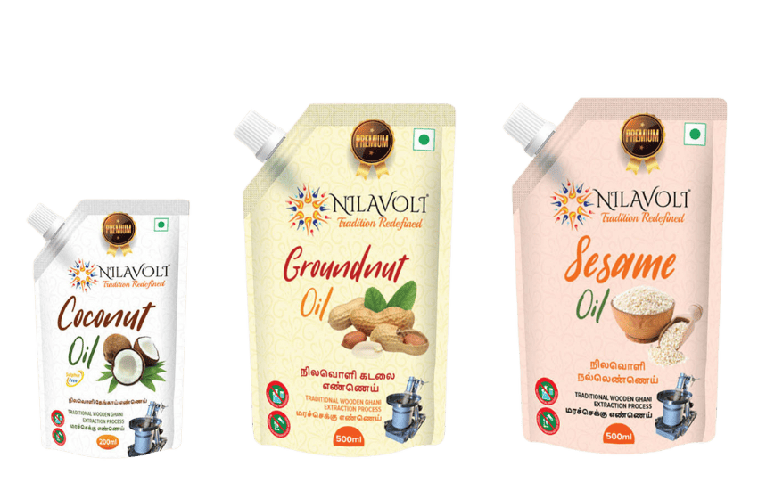 Pouch Design for Nilavoli Edible Oils