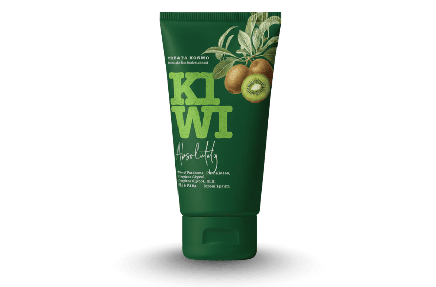 Product packaging for Kiwi Moisturiser