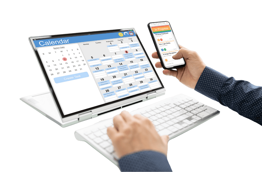 social media content calendar comp